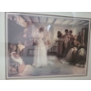 Image 2 : Print of Bride Before Wedding, Unsigned, Framed Under Glass 29.5 X 24