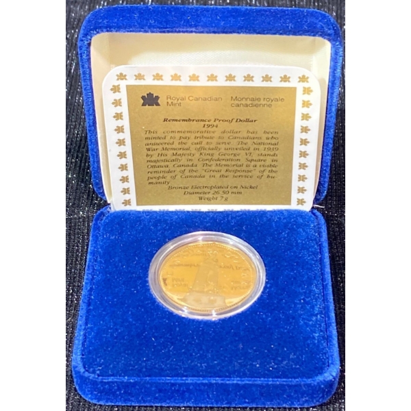 1994 Remembrance Proof Dollar