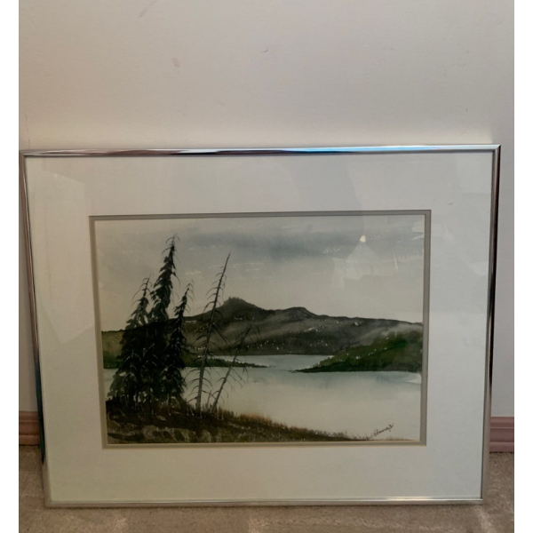 Riel Bensvy 85' Art Water Color 21x17