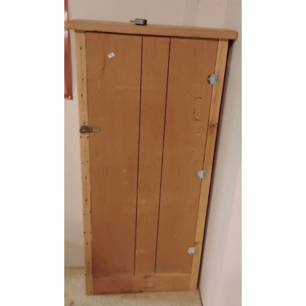 Gun Locker 20x53 w/ Vintage Budweiser Bar Poster Disassembly Required 