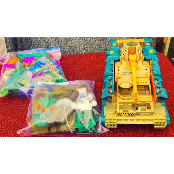 GI Joe Action Figure Set With Vehicles and Headquarters Playset