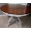 Image 1 : Victorian Style Dining Table w/ 4 2 Tone Chairs 48x30