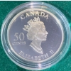 Image 3 : 2003 Golden Daffodil 50-Cent Sterling Silver With 22K Gold Plating Coin