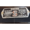Image 3 : Singer Sewing Machine Model BAJ3-8 With Wooden Carry Case