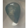 Image 3 : Dark Blue Aquamarine 12.3 ct Pear Shaped Cabochon
