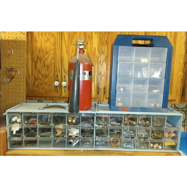 Nuts & Bolt Caddy/Hardware Storage Fire Extinguisher 
