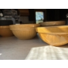Image 2 : Selection Of Antique Mixing Bowls With 2 Large White Serving Trays 