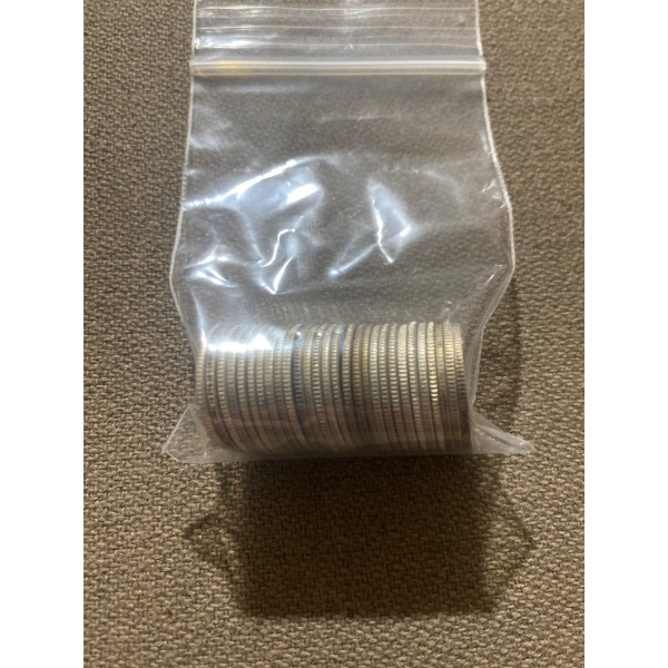 28 Canadian 10-Cent Pieces 80% Silver 2.33 Grams