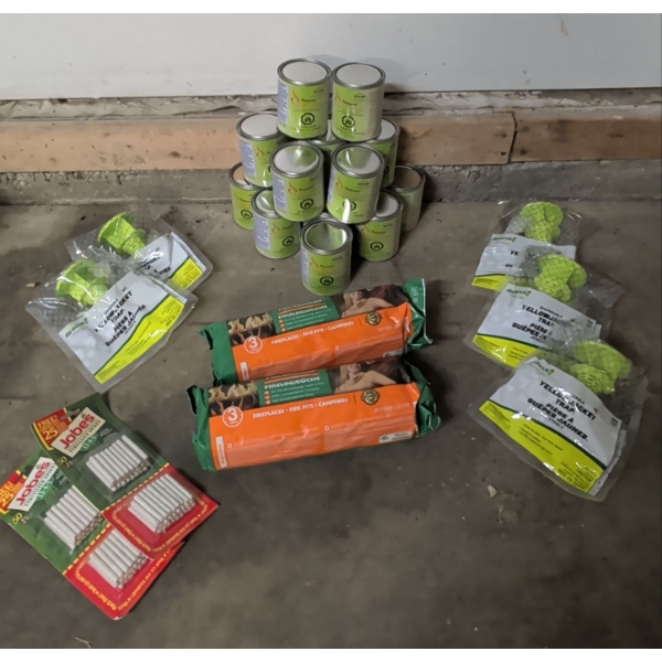 NEW Outdoor Product Collection - Safe Fire Logs Pest Traps Gel Fuel & Plant Spikes 