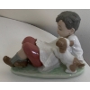 Image 3 : LLADRO Choir Boy on Break w/ Little Friend  -  5L  