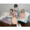 Image 1 : Ashton-Drake Galleries Collectibles- Some Bunny Loves You, Emily, Angel-Baby, & Snug as a Bug Dolls 