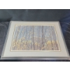 Image 2 : "White-tailed Deer Through the Birches" Framed Signed Print