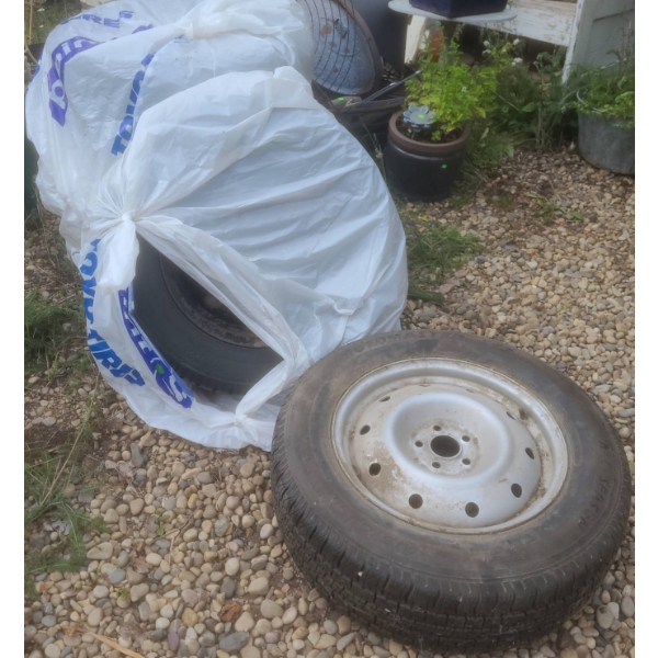 215/65R16 Tires on Steel Rims Tomaster S72 and Nokian Nordman Subaru 5x100