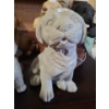 Image 3 : Resin Dogs in Basket Statue 12 T, 8 Diameter Base and 2X Concrete Single Dogs, Resin Group of Dogs