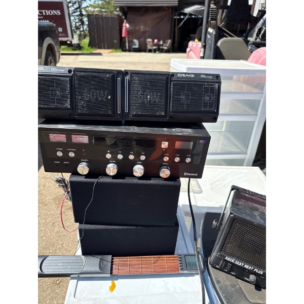 Bluetooth cd player and speakers, car heater and more