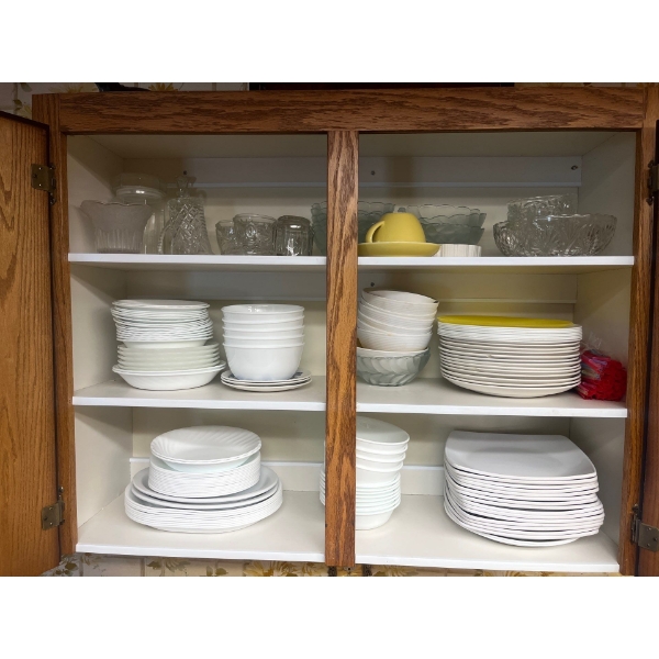 HUGE Collection Of Corelle Dishes, Including Other Brands. Enough Plates/Bowls For The Whole Family 
