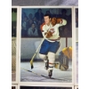 Image 3 : Six 1960s Ice Hockey Action Postcards Featuring Players in-game