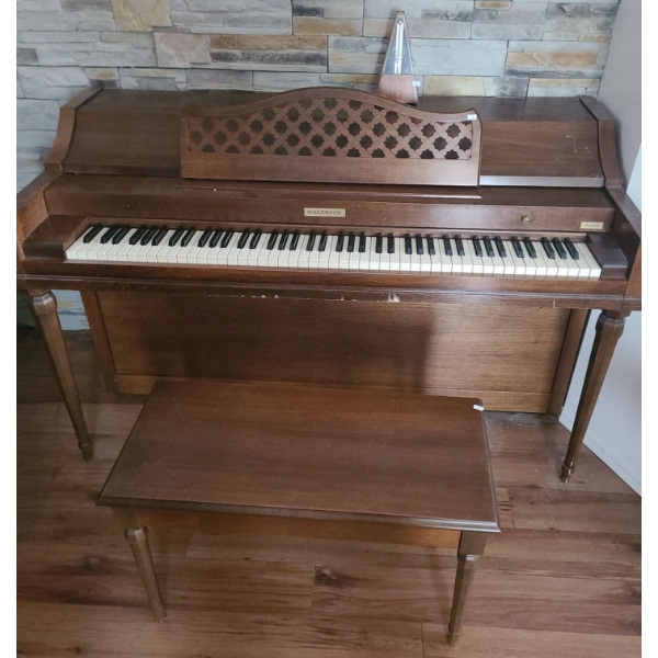 Baldwin Acrosonic Piano 57 W, 24 D, 36 T also Includes Piano Bench and Metronome
