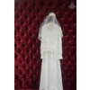 Image 7 : Lovely Lot Including Stylish Luggage, Vintage Handmade Wedding Gown, Delft Decanter