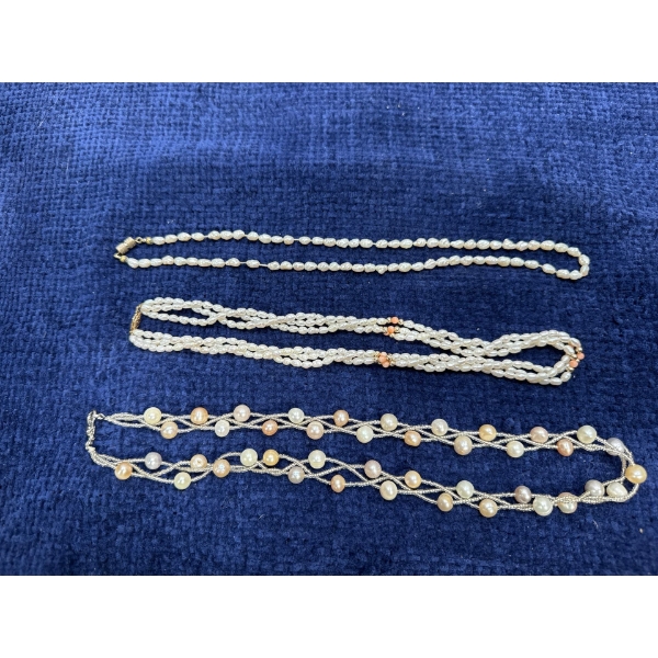 Collection of Pearl Necklaces