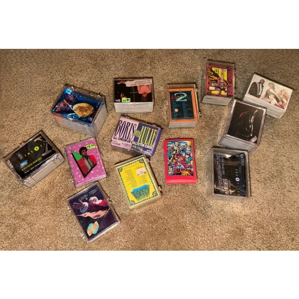 Assorted Trading Cards: X-Files, Michael Jackson, Nightmare Before Christmas and More!