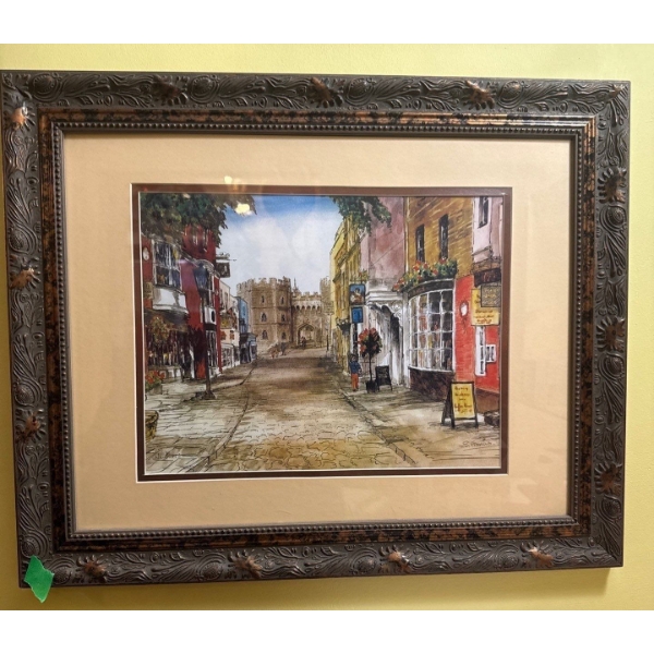 S. Francis Title: Castle Street View, Windsor Medium: Watercolor and Ink on Paper 16x24