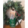 Image 4 : 24" Pre Lit Hawkins Faux Pine Wreaths w/ Scandinavian Pinecone Pixies 
