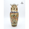 Image 2 : Collection Of Decorative Items, Japanese Satsuma Style Vase Showcasing Hand-Painted 12''INCHES IN H