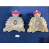 Image 2 : Pair of Large Brass RCMP Crests