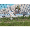Image 6 : Garden Decor Collection, Items ONLY In Front of Fence,  NOT BEHIND; Solar Lights, Decor Birds, etc 