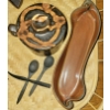 Image 2 : African Decor Collection - Hand Carved People Puzzle w/ Teapot Bamboo Tray & More