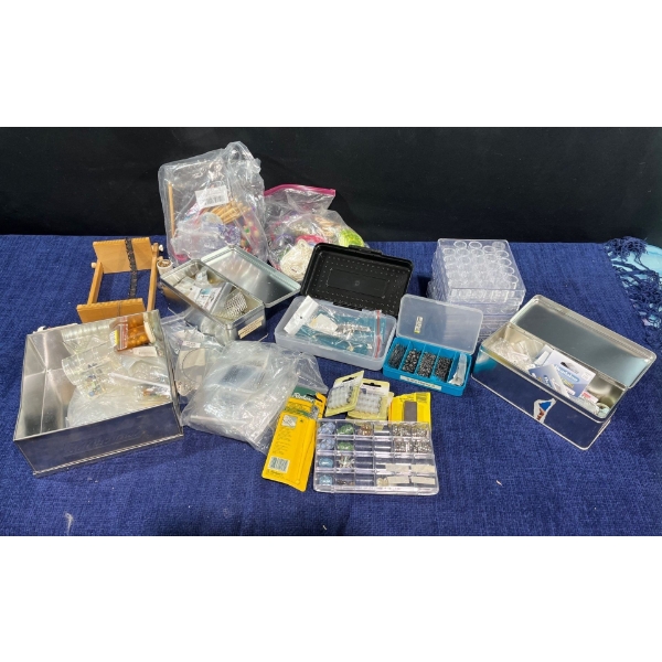 Large Collection of Jewelry Making Supplies