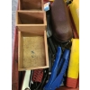 Image 7 : Several Bins w/ Tools, Clamps and Other Garage Items