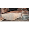 Image 4 : - Brown Leather Boots w/ Square Toe (10.5" Exterior Sole Length) and Braided Whip