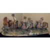 Image 1 : LLADRO 'At the Fair' Porcelain Sculpture (Broken Boy Unattached) - 23W, 8D, 8T