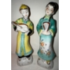 Image 2 : Vintage Asian Porcelain Figurines 8T w/ Stone Tasseled Chinese Zodiac Charms