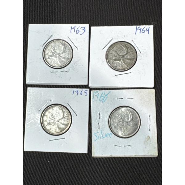 1960's Canadian Quarters