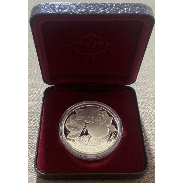 1996 Mcintosh Proof Dollar 92.5% Silver 25.175 Grams