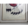 Image 7 : Kurt Flett Northern Lites Promotions 1993 Trio Of Original Navajo Artwork Framed Collection 17"X20"