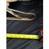 Image 3 : Antique Toboggan - Snow Sleigh Wood w/ Metal Base 48x14 