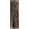 Image 1 : Strapless Sleeveless Floor Length Sequined Evening Gown Size Medium