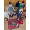 Image 1 : Holiday Decor Including: Santa, Snowmen, Wreath, and More!