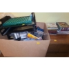 Image 1 : Box of Office Supplies/ Household Items and CD Holder/ Assorted CD's/ Mainly Holiday Music 