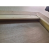 Image 3 : Wooden Bed Headboard with Upholstered Tan Panel