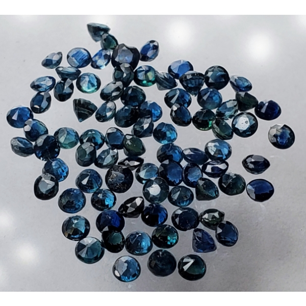 Blue Sapphire Melee Parcel (14.3 ct total, 3–3.4 mm)