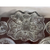 Image 3 : Pressed Glass Serving and Tableware Set