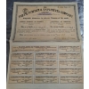 Image 4 :  Vintage Stock Certificate For The Fortis Powder & Explosives Company, Limited, dated July 1890 