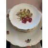 Image 1 : English fine China cake plate and six dessert plates