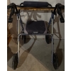 Image 3 : Mobility Essentials - Medical Walker w/ Step Stool & Cane Supports 
