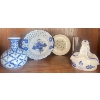 Image 1 : Delft Blue Pottery Tin Glazed Earthenware+ Other Collectible Items  6"tall Vase